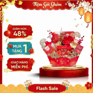 Giỏ Quà Tết Tiệm Gói Ghém Xuân Như Ý