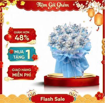 Hoa tiền Tiệm Gói Ghém