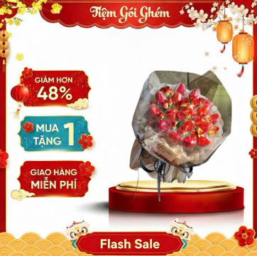 Hoa dâu tây Tiệm Gói Ghém